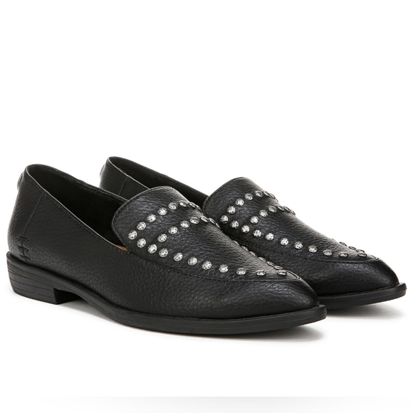 Blowfish Malibu Shoes - Blowfish Malibu Elegant Black Studded Black Harper  Loafers